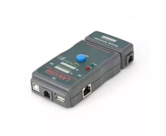 712027 - Тестер LAN Cablexpert NCT-2, 100/1000 Base-TX, для UTP, STP, RJ-11, USB-кабеля (1)