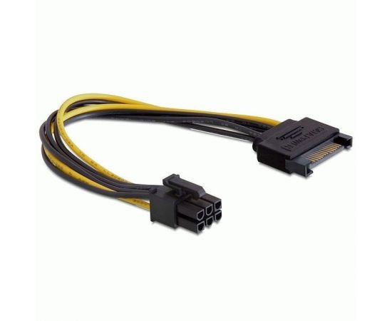 712172 - Разветвитель питания Cablexpert, SATA - PCI-Express 6pin, для подключения в/к PCI-Е (6pin) (1)