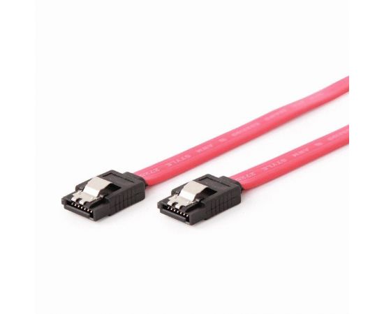 712188 - Кабель интерфейсный SATAIII Cablexpert CC-SATAM-DATA-XL, 1 м, 7pin/7pin, защелка, пакет (1)