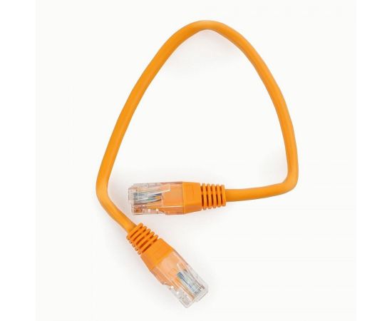 758853 - Cablexpert патч-корд UTP cat5e, 0.25м, литой, многожильный (оранжевый) (1)