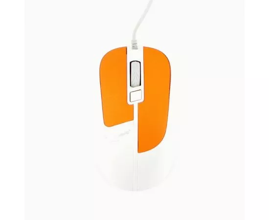 758961 - Мышь Gembird MOP-410-O, USB, оранжевый, 3 кнопки+колесо кнопка, soft touch, 1600 dpi, кабель 1.5м (1)