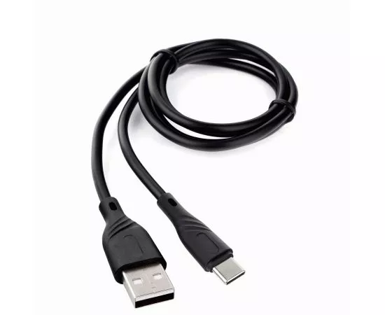 771087 - Дата-кабель USB(A)шт. - Type C шт. Cablexpert серия Classic 1, 3A, 1м, черный, кор, подвес, 17903 (1)