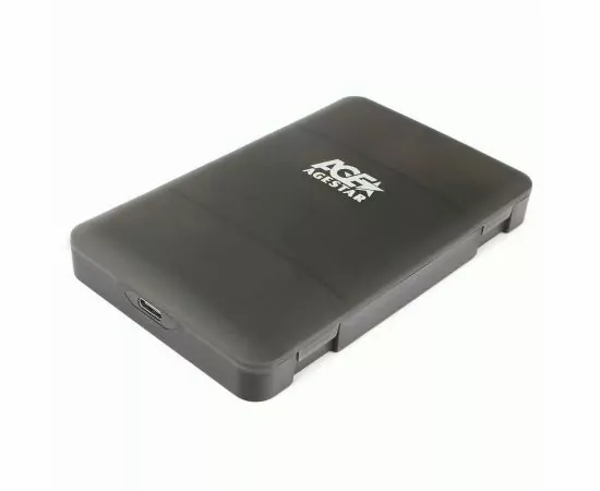 783842 - USB 3.1 Внешний корпус 2.5 SATAIII HDD/SSD AgeStar 31UBCP3C (BLACK) USB3.1, пласт,чер,безвинт,18552 (1)