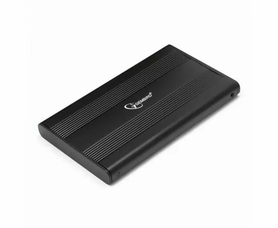 783873 - Внешний корпус 2.5 Gembird EE2-U3S-5, черный, USB 3.0, SATA, металл, 13138 (1)