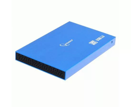 783880 - Внешний корпус 2.5 Gembird EE2-U3S-56, синий металлик, USB 3.0, SATA, алюминий, 17561 (1)