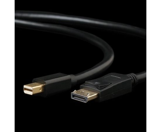 804067 - Кабель mini DisplayPortшт. - DisplayPortшт. Cablexpert CCP-mDP2-6,20M/20M,v.1.2,4K, 1,8м,черн,позол. (1)