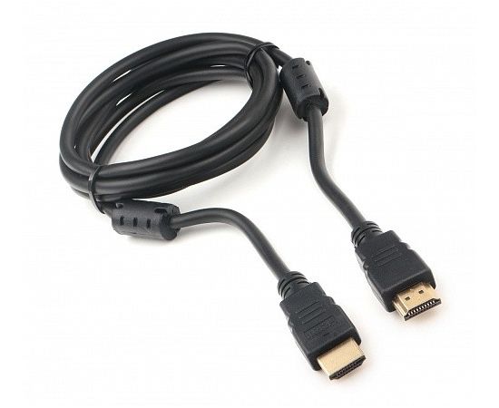 804090 - Кабель HDMI шт. - HDMI шт. Cablexpert CCF2-HDMI4-6, 1,8м, v2.0, 19M/19M, черн, позол., экран, феррит (1)