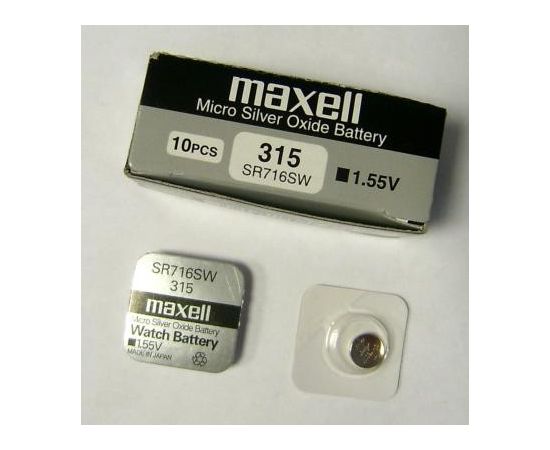 14272 - Элемент питания Maxell 315 (SR67) SR716SW BL1 (1)