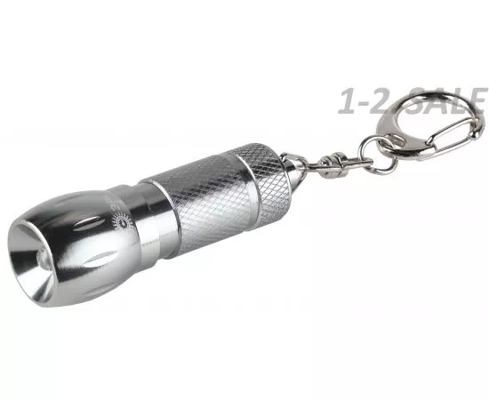 162035 - ЭРА фонарь-брелок B25 (3xAG13 в компл.) 1св/д, серебр/алюминий, BL (1)