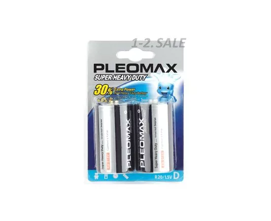 16307 - Элемент питания Pleomax R20/373 BL2 (1)