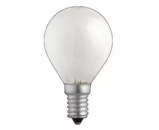 165949 - Лампа накаливания JAZZWAY P45 E14 60W шар матовая (1)