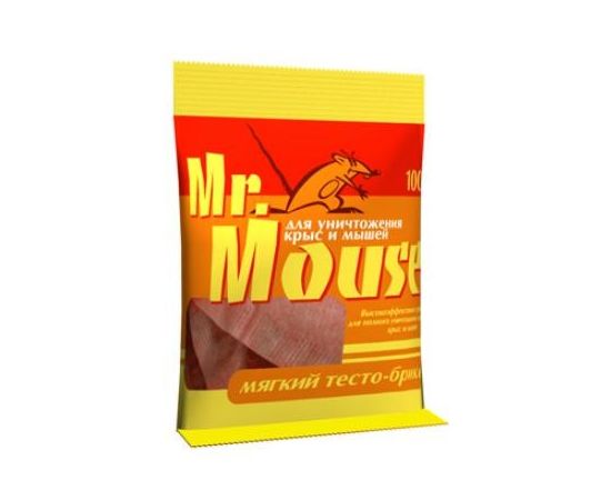 59696 - От грызунов приманка тесто-брикет 100гр. (9шт) мумиф. Mr Mouse AR-M969 (1)