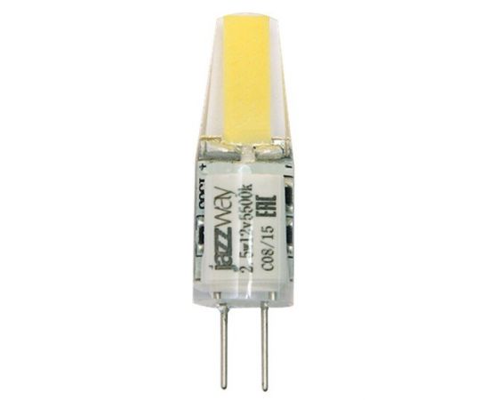 523941 - Лампа св/д Jazzway G4 12V 2.5W(200lm) 3000K LED-драйвер PLED-G4 COB .2855749 (1)