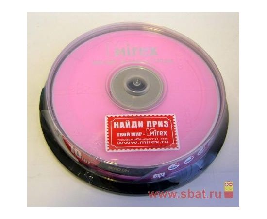 17766 - DVD+RW Mirex 4x, 4.7Gb БОКС10шт. (1)