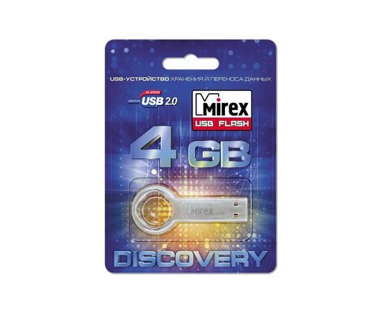 409218 - Флэш-диск USB 4Gb Mirex ROUND KEY (ecopack) (1)