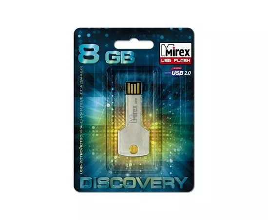 409221 - Флэш-диск USB 8Gb Mirex CORNER KEY (ecopack) (1)