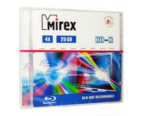 615392 - К/д Mirex BD-R Mirex 25 Гб 4x Slim case (цена за штуку) (1)