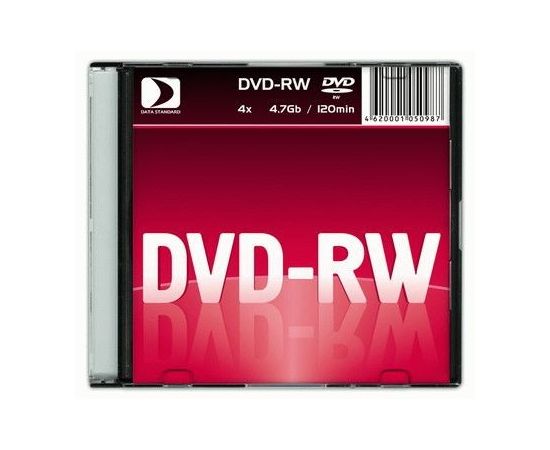 786252 - К/д DVD-RW Data Standard 4X 4,7Гб Slim (200!) (1)
