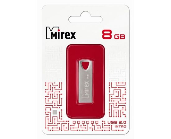 787406 - Флэш-диск USB 8 ГБ Mirex INTRO 8GB (ecopack) (1)