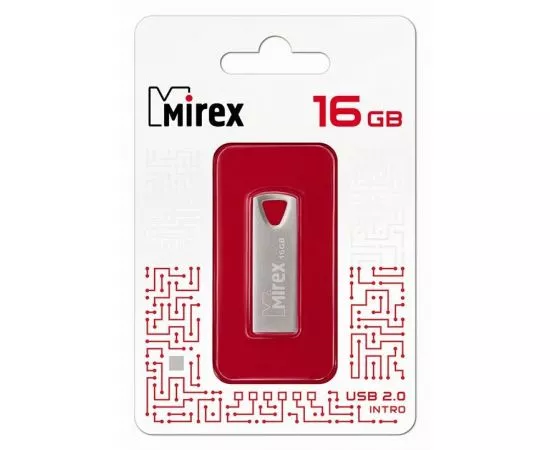 787423 - Флэш-диск USB 16 ГБ Mirex INTRO 16GB (ecopack) (1)