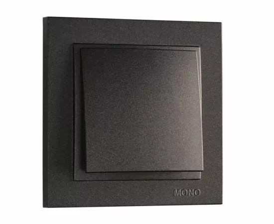 798128 - MONO Despina выкл. СУ 1 кл. 10A черный графит (корп. ABS) 102-202025-100 (1)
