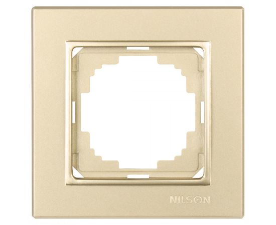 778498 - Nilson рамка 1 мест. ALEGRA золото 25150091 (1)