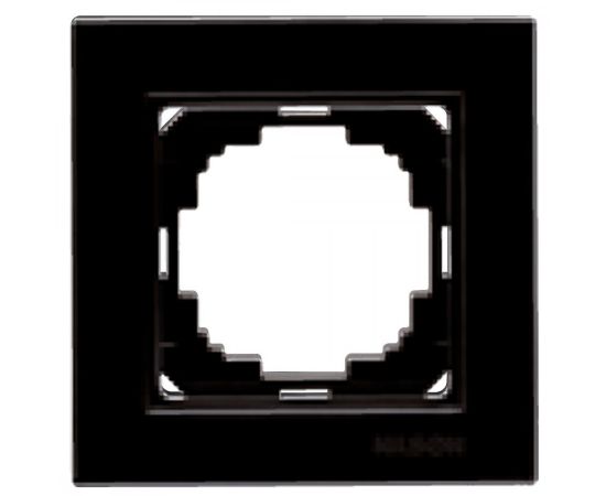 778506 - Nilson рамка 1 мест. ALEGRA черный глянец 25220091 (1)