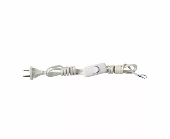 788263 - Bylectrica удл.-шнур с выкл. с армир. вилкой (2,5 А, шнур 2 м. ), белый, (ШАВ 2-2,5-0,5-2,0) (1)
