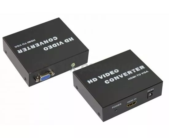 563380 - Конвертер HDMI на VGA + 3.5 mm Аудио, 17-6908 (1)
