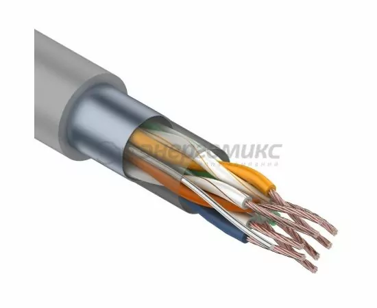 606984 - Кабель FTP 4PR 24 AWG Cat5e 305 м, STRANDED REXANT, арт.01-0145 (1)