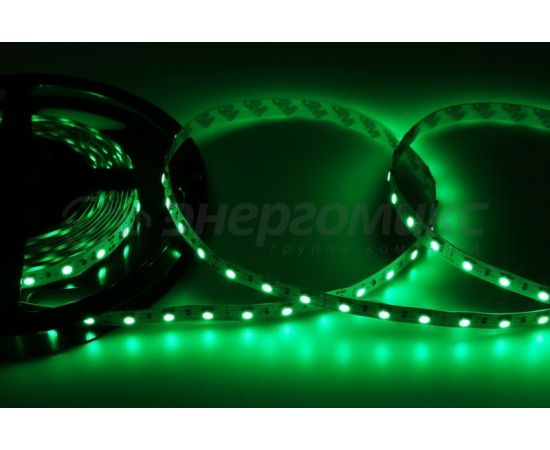 607924 - Neon-night св/д лента открытая, 10мм, IP23, SMD 5050, 60 LED/m, 12V, зеленая, 5 м, 141-464 (1)