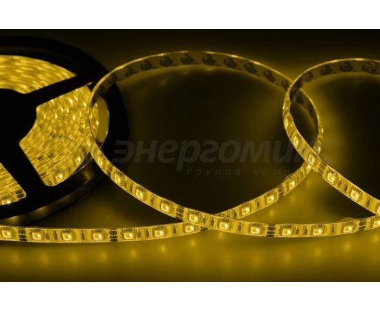 607944 - Neon-night св/д лента силикон, 10мм, IP65, SMD 5050, 60 LED/m, 12V, желтая, 5 м, 141-492 (1)