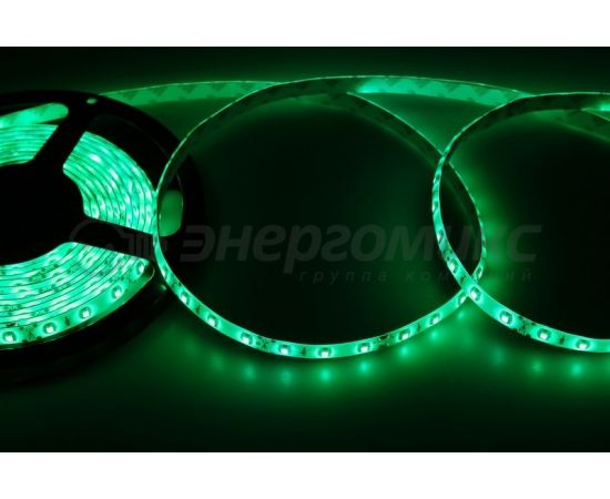 607953 - Neon-night св/д лента силикон, 8мм, IP65, SMD 3528, 60 LED/m, 12V, зеленая, 5 м, 141-354 (1)