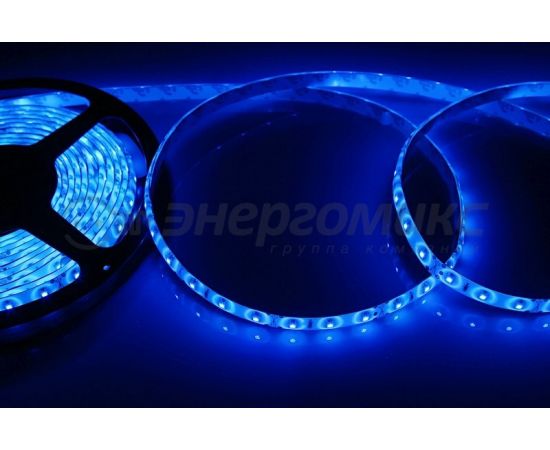 607955 - Neon-night св/д лента силикон, 8мм, IP65, SMD 3528, 60 LED/m, 12V, синяя, 5 м, 141-353 (1)