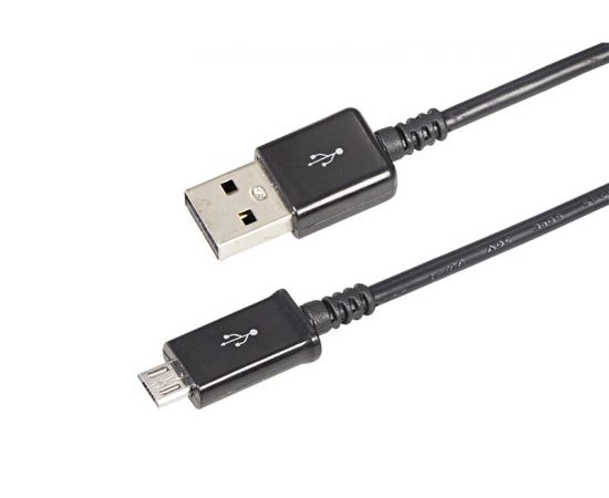 608008 - Кабель USB(A)шт. microUSBшт. длинный 1М черный REXANT (20!) 18-4268-20 (1)