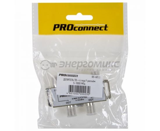 608786 - PROconnect splitter (делитель) на 4TV 5-1000 МГц (10!), 05-6023 (1)