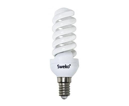228568 - Лампа люмин. Sweko SP E14 12W 2700 105х35(T2) CFL-SF-12W-827-E14-10 пластик 38025 (1)