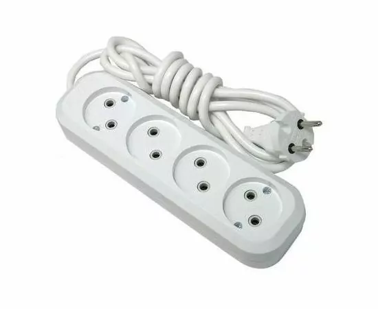 240001 - Сет. удлинитель Makel ПВС 2х0.75 4роз.  2м 10А MGP142 (1)