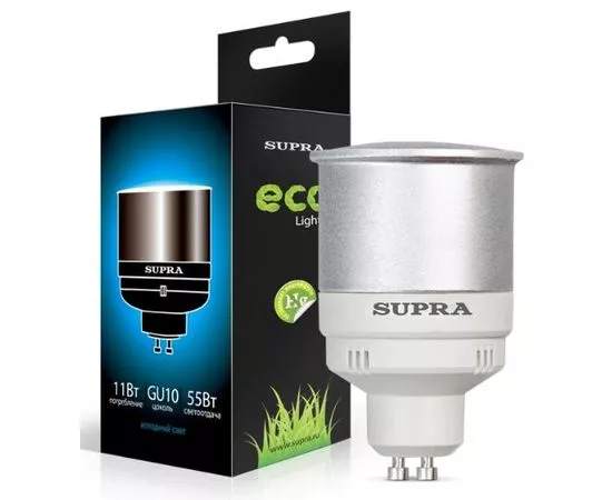 382523 - Лампа люмин. Supra GU10 11W 4200 83x48.5(Т2) SL-R-11/4200/GU10 (1)