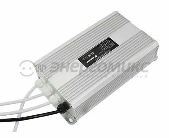 609155 - REXANT блок питания св/д св-к/лента 12V 200W с проводами, влагозащищенный (IP67) Al, 200-200-2 (1)