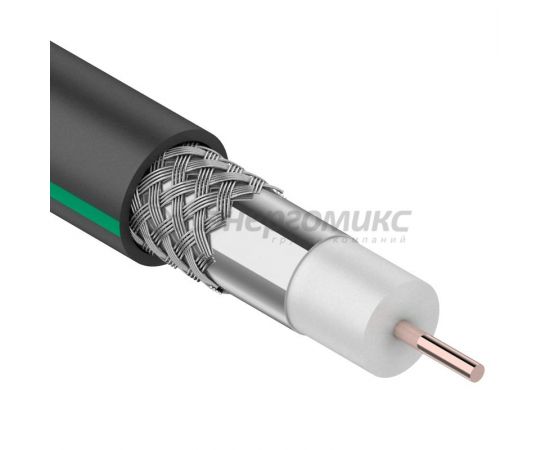 609251 - PROconnect кабель коакс. SAT 703 B, 75 Ом, CU (оплетка AL 75%) черный, OUTDOOR, 100м (цена за бухт) (1)
