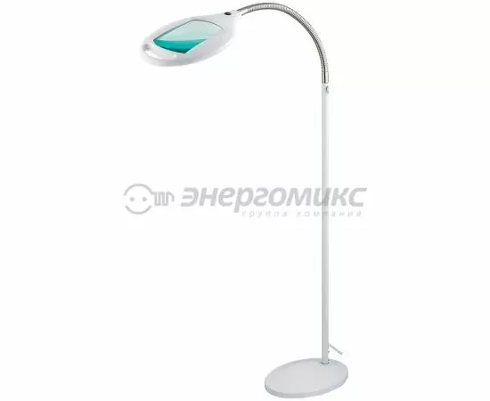 610006 - Лупа напольная 3Х с подсветкой 42 LED 7W, белая  REXANT, 31-0512, 31-0512 (1)