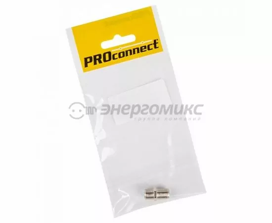 610619 - Переходник гн F - гн F  БОЧКА  без кольца  PROCONNECT (ПАКЕТ БОБ) 1 шт, 05-4201-6-7 (1)