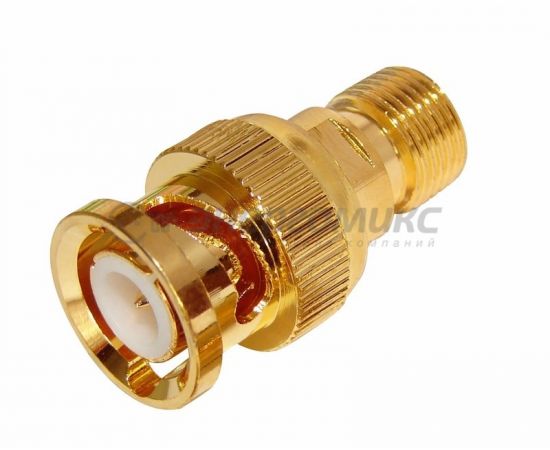 610642 - Переходник гн.F - шт. BNC GOLD PROCONNECT цена за шт (50!), 05-3201-5 (1)