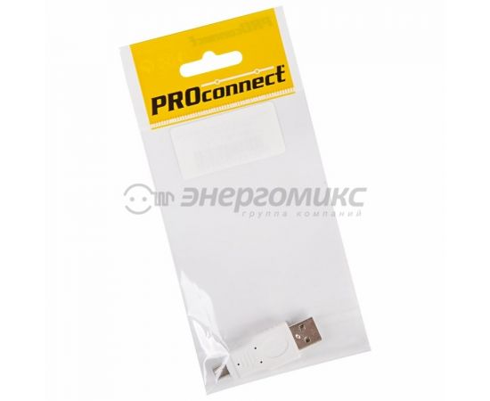 610702 - Переходник USB(A)шт. - miniUSBшт. PROCONNECT (ПАКЕТ БОБ) 1 шт, 18-1174-9 (1)