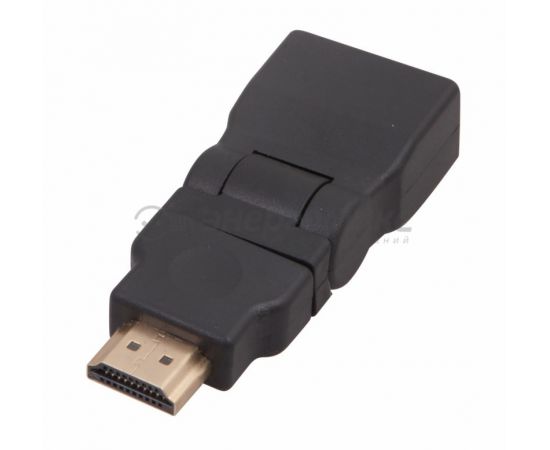610710 - Переходник шт.HDMI - гн.HDMI поворотный GOLD REXANT цена за шт (10!), 17-6813 (1)