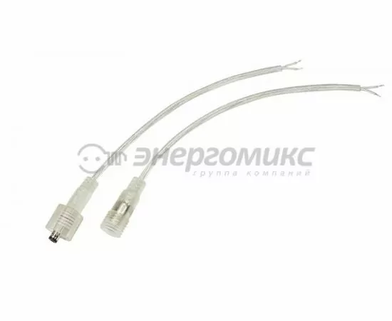 611490 - Соединительный кабель (2pin) герметичный (IP67) 2х0.35мм, 300V прозрачный REXANT, 11-9322 (1)