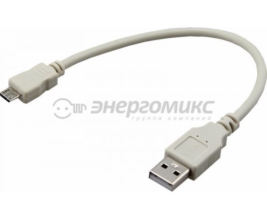 612309 - Кабель USB(А)шт. - microUSBшт. 0.2M REXANT цена за шт (10!), 18-1162 (1)