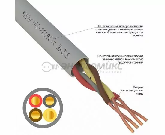 644082 - REXANT Кабель КПСнг(А)-FRLSLTx 2x2x0,75мм цена за м (200!), 01-4938 (1)