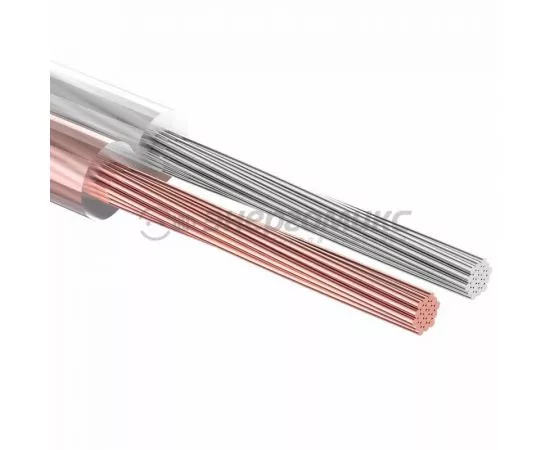 654152 - REXANT кабель акустический, 2x2.5 мм, прозрачный SILICON, 10 м. цена за шт (5!), 01-6308-10 (1)